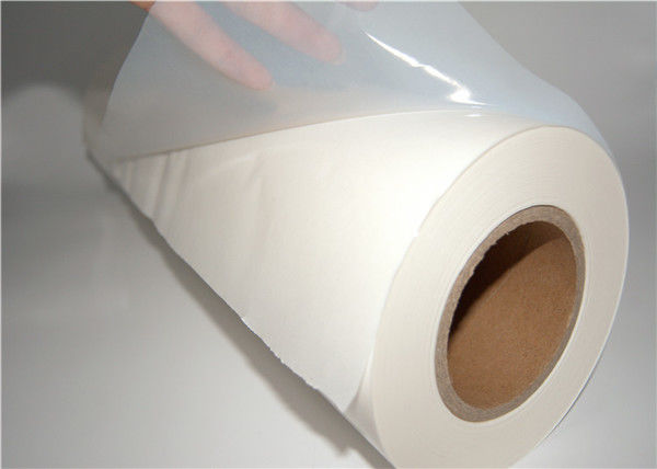 Resist washing 60℃ Cream White Polyester Hot Melt Adhesive Film For PVC Rubber Labels 1