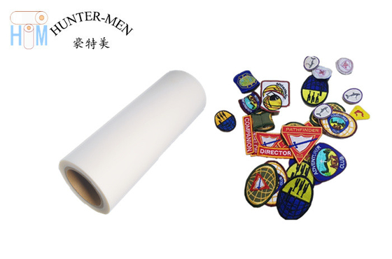 SGS PES Hot Melt Adhesive Film Embroidery Patch Backing Glue Thermal Polyester Film