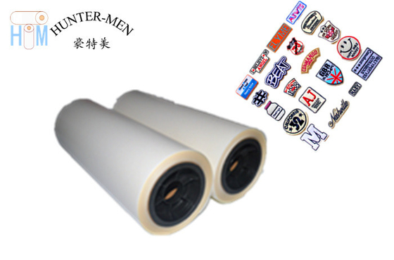 PO Hot Melt Glue Sheets 120mic Thickness Embroidery Patches Melt Backing Gum