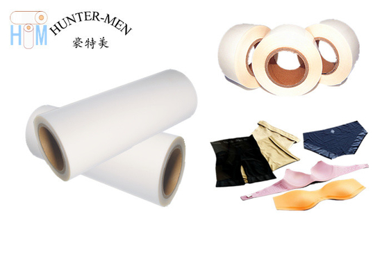 TPU Hotmelt Stickness Film Roll Thermal Bonding Elasticity For Underwear Fabrics